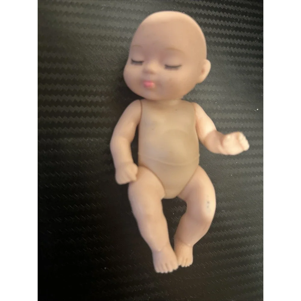 Baby Doll Small tiny Doll 4 Inch Hard‎ Body Sleeping Doll Mini C8